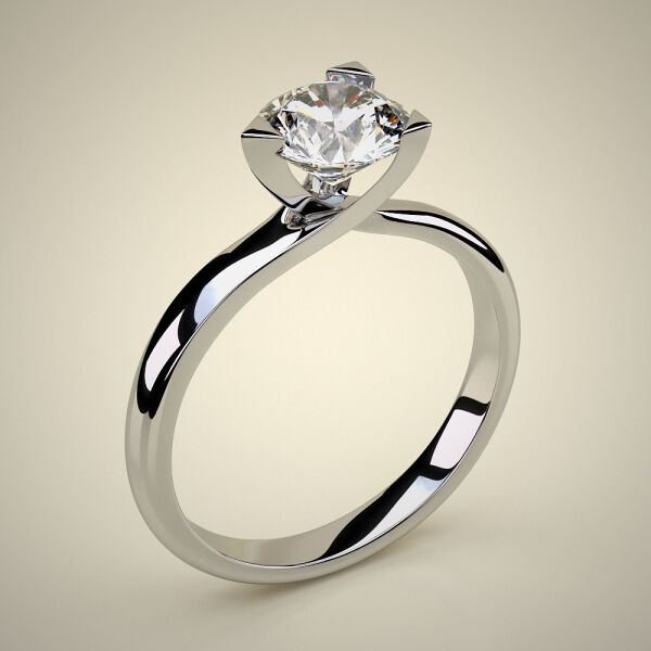 SOLITAIRE RING ENG014